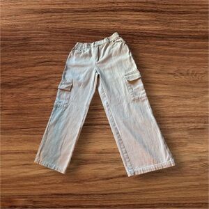 HYFVE Weekend Chiller‎ High Waist Cargo Pants Off White Size S | Y2K Skate Style